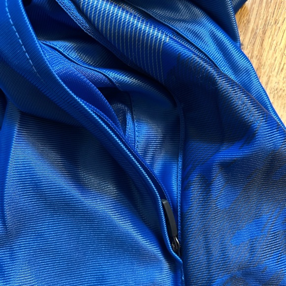 Blue Athletic Basketball Shorts with Elastic Waistband - Picture 3 of 5